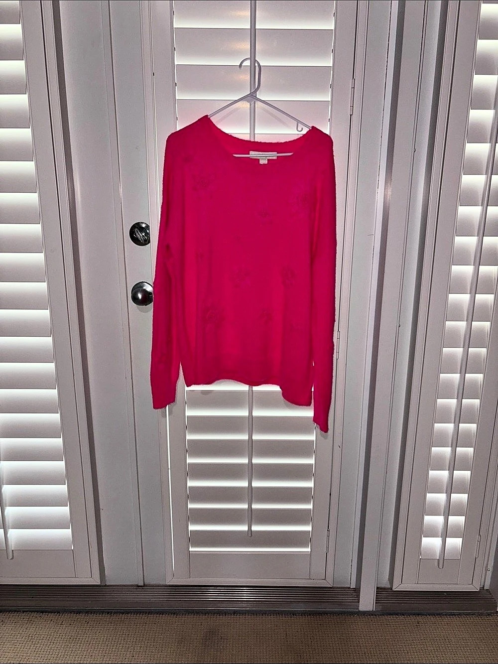 Lilly Pulitzer Passion Fruit Prints Cashmere Pullover Floral Sweater Large NWT